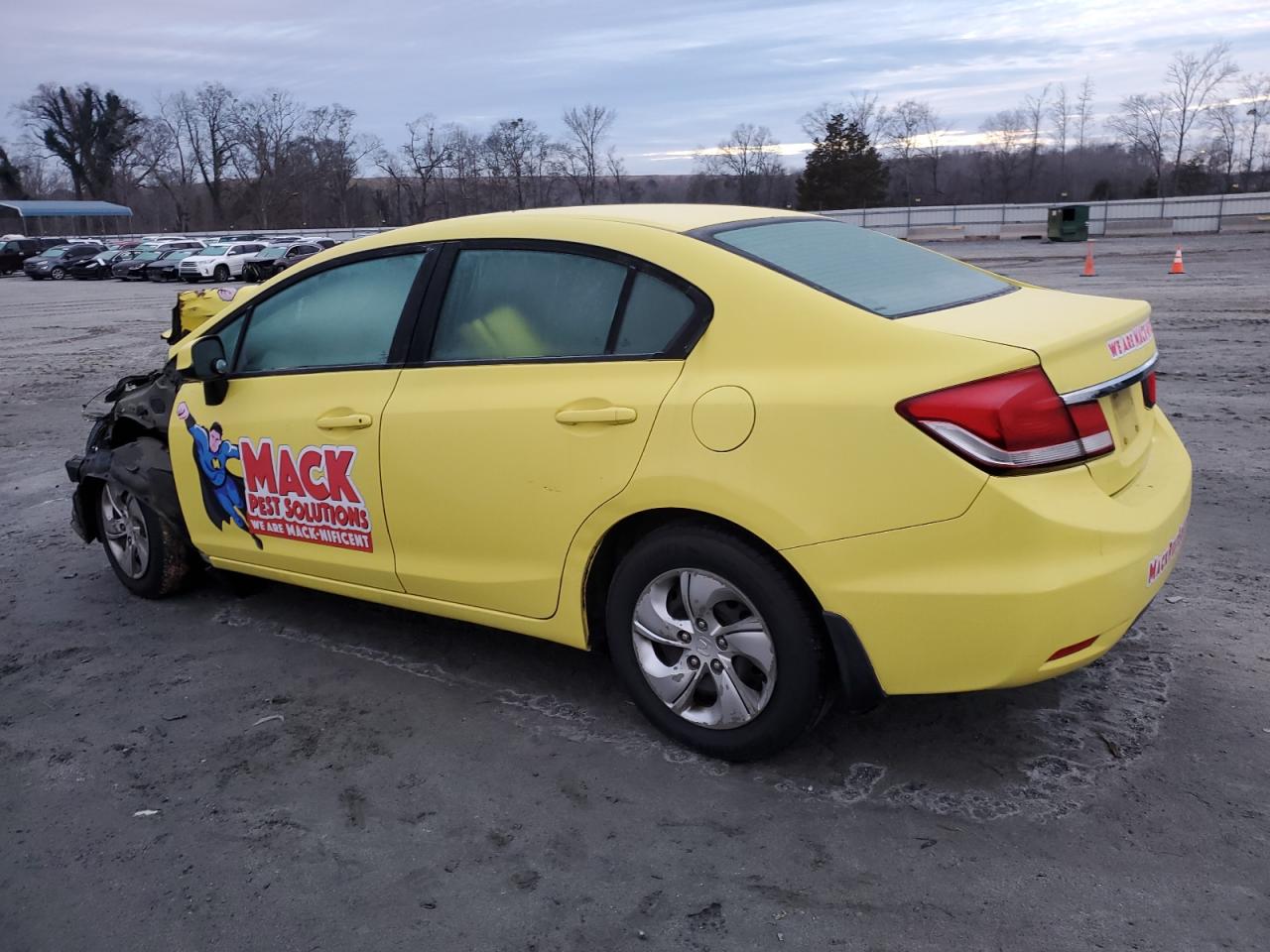 2013 Honda Civic VIN 19XFB2F58DE050659 Copart auction photo, front end damage thumbnail 2