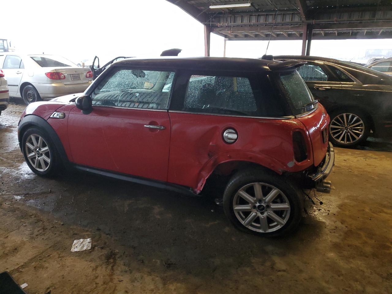 2012 MINI Cooper VIN WMWSV3C59CT386131 Copart auction photo, all over damage thumbnail 2
