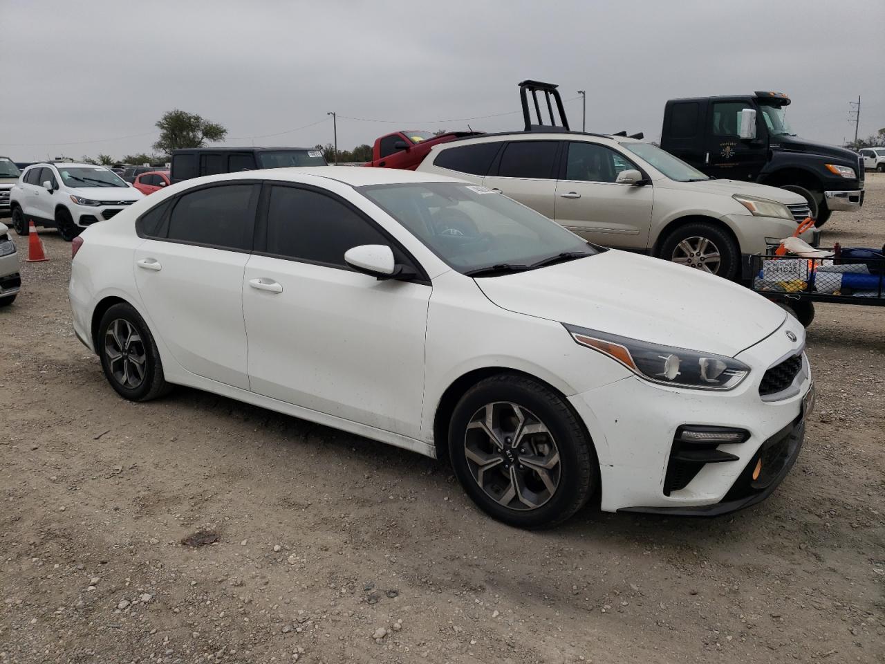 2019 KIA Forte VIN 3KPF24AD7KE053396 Copart auction photo, side damage thumbnail 4