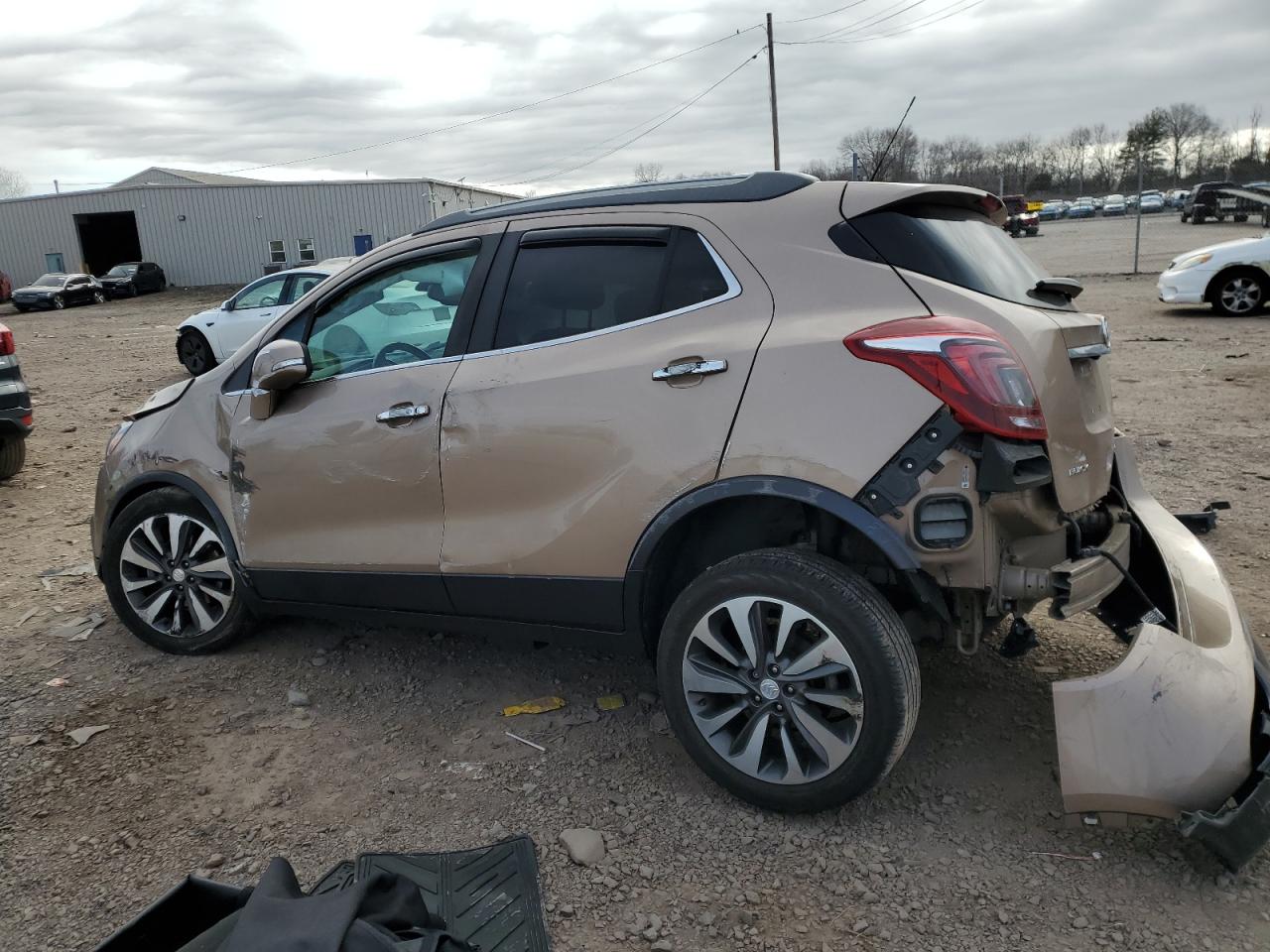 2018 Buick Encore VIN KL4CJGSB5JB637645 Copart auction photo, all over damage thumbnail 2