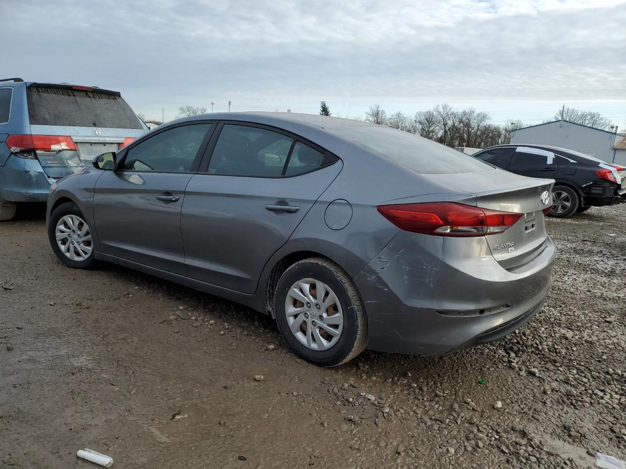 2018 Hyundai Elantra VIN 5NPD74LF4JH249250 Copart auction photo, burn - interior / rear end damage thumbnail 2