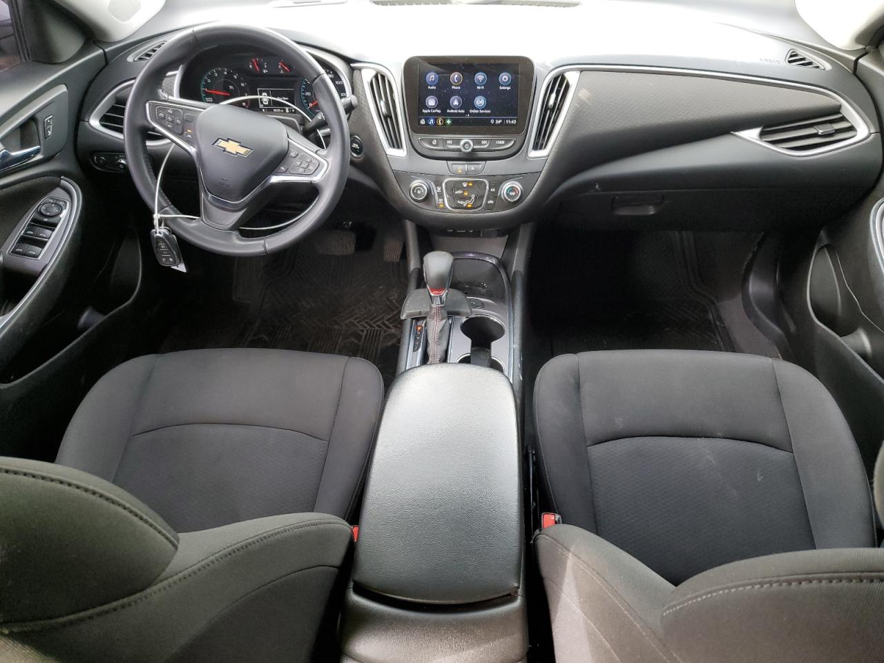 2021 Chevrolet Malibu VIN 1G1ZG5ST7MF064457 Copart auction photo, side / front end damage thumbnail 8