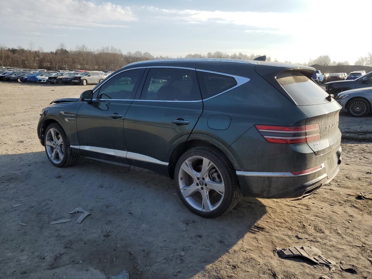 2022 Genesis Gv80 VIN KMUHBDSB1NU096639 Copart auction photo, front end damage thumbnail 2