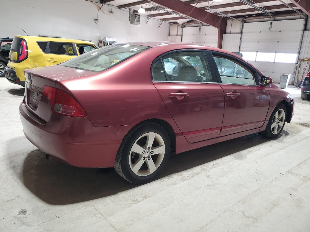 2006 Honda Civic VIN 1HGFA16846L140068 Copart auction photo, front end / side damage thumbnail 3