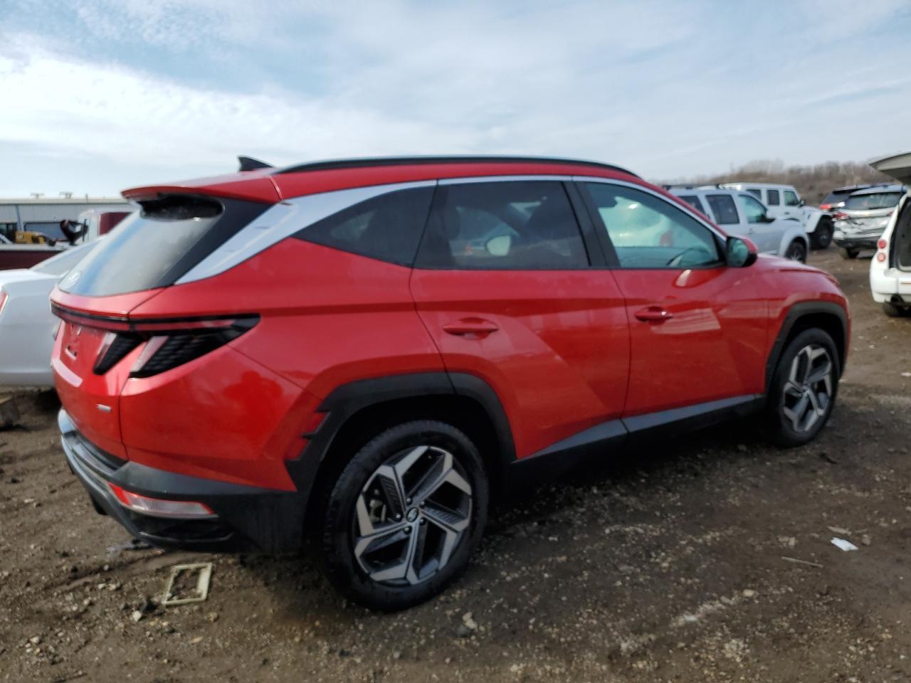 2023 Hyundai Tucson VIN 5NMJFCAEXPH249754 Copart auction photo, side damage thumbnail 3