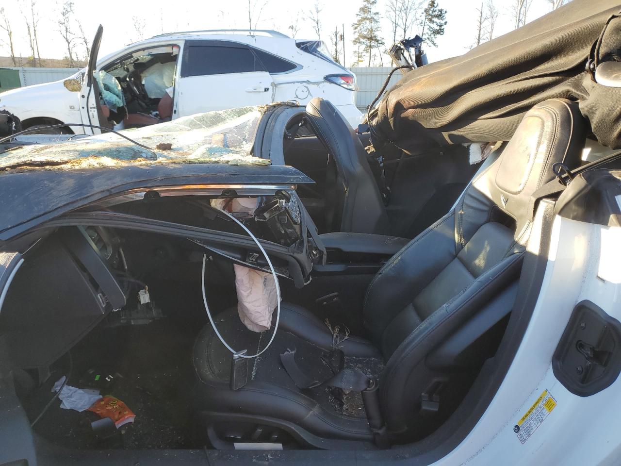 2019 Chevrolet Corvette VIN 1G1YS3D62K5601244 Copart auction photo, rollover damage thumbnail 7