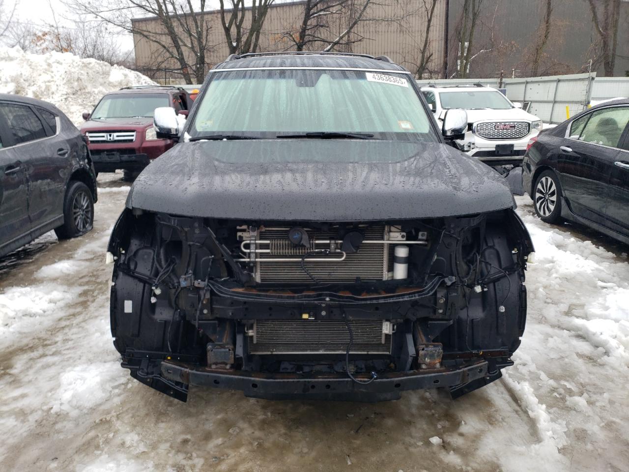 2017 Nissan Armada VIN JN8AY2NC8H9500575 Copart auction photo, front end / minor dent/scratches damage thumbnail 5