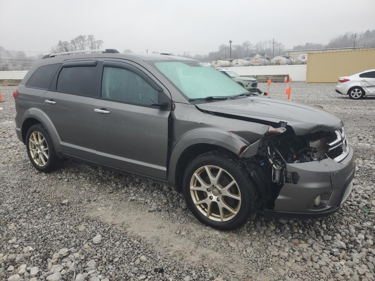 2013 Dodge Journey VIN 3C4PDCDG2DT634592 Copart auction photo, front end / undercarriage damage thumbnail 4