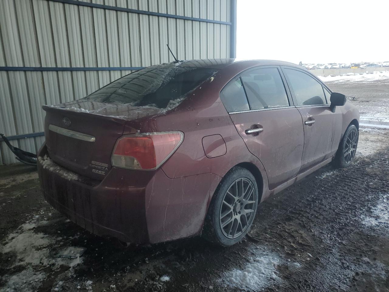 2015 Subaru Impreza VIN JF1GJAM67FH016339 Copart auction photo, front end damage thumbnail 3