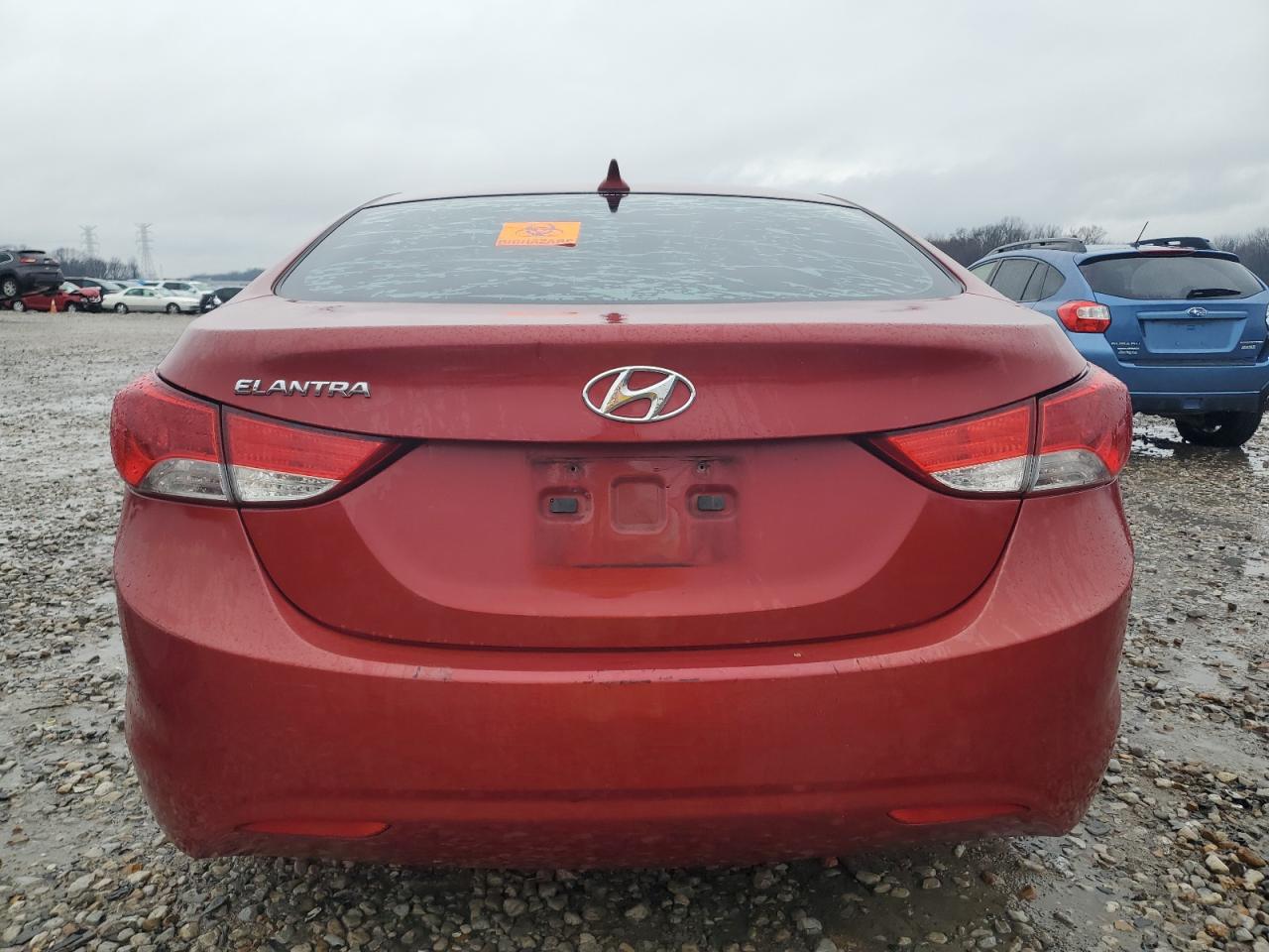 2013 Hyundai Elantra VIN KMHDH4AE8DU672507 Copart auction photo, front end damage thumbnail 6