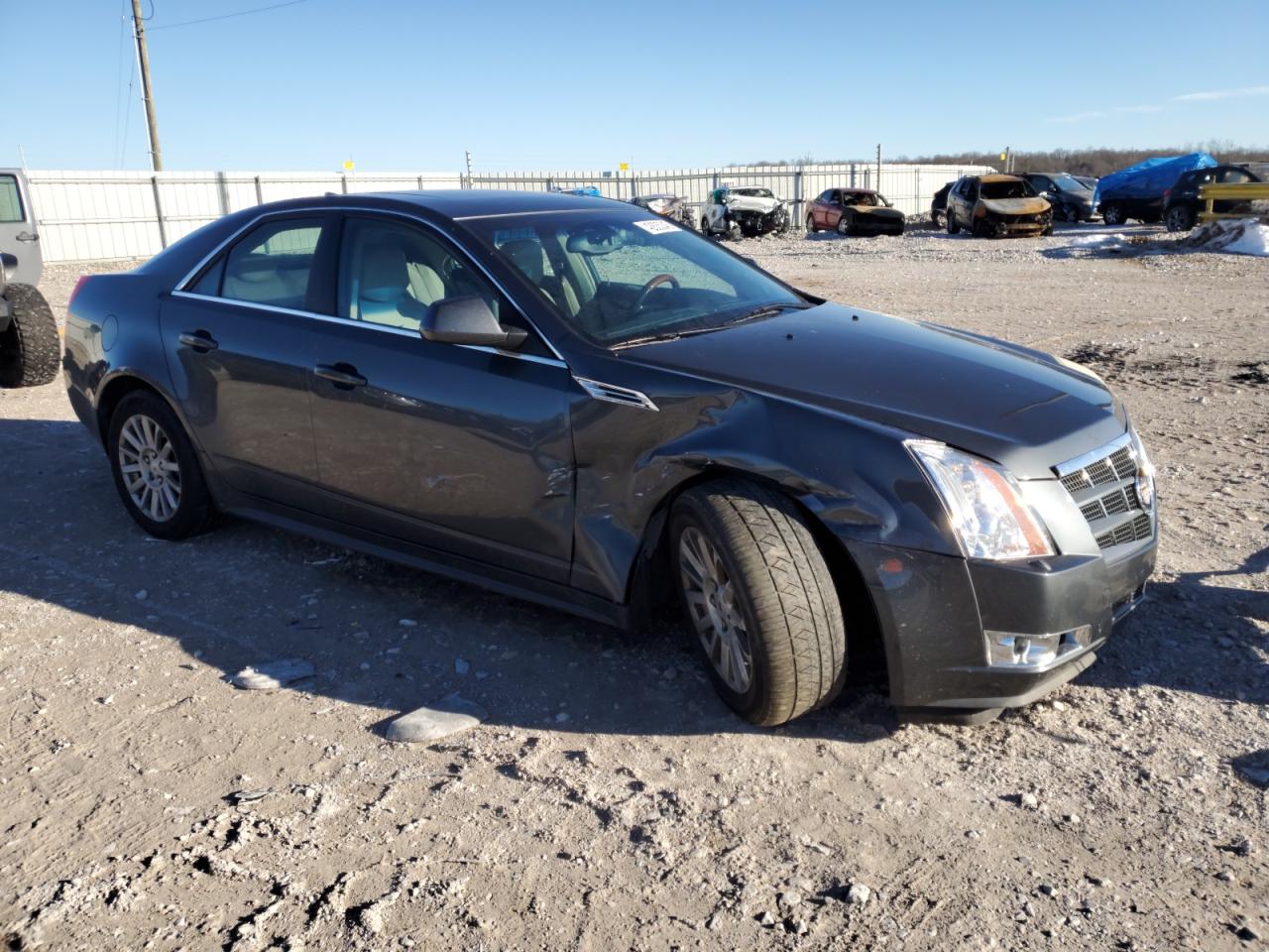 2010 Cadillac CTS VIN 1G6DG5EG4A0133090 Copart auction photo, side / front end damage thumbnail 4