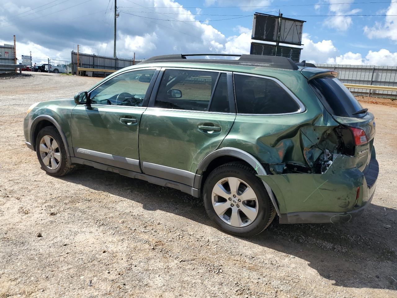 2012 Subaru Outback VIN 4S4BRBKCXC3296919 Copart auction photo, rear end / side damage thumbnail 2