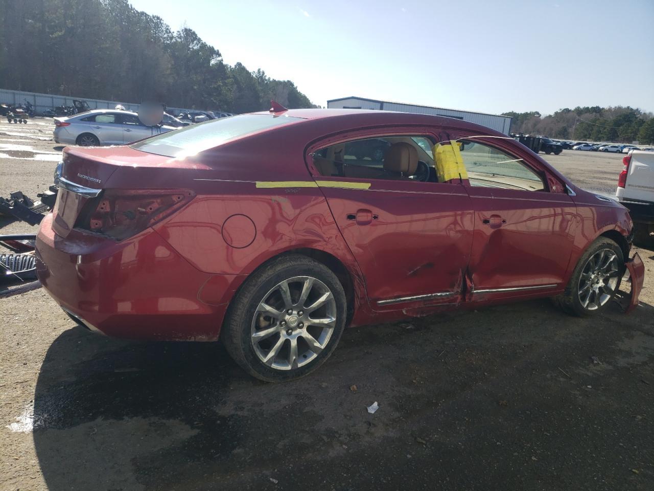 2014 Buick LaCrosse VIN 1G4GB5G33EF182203 Copart auction photo, side / front end damage thumbnail 3