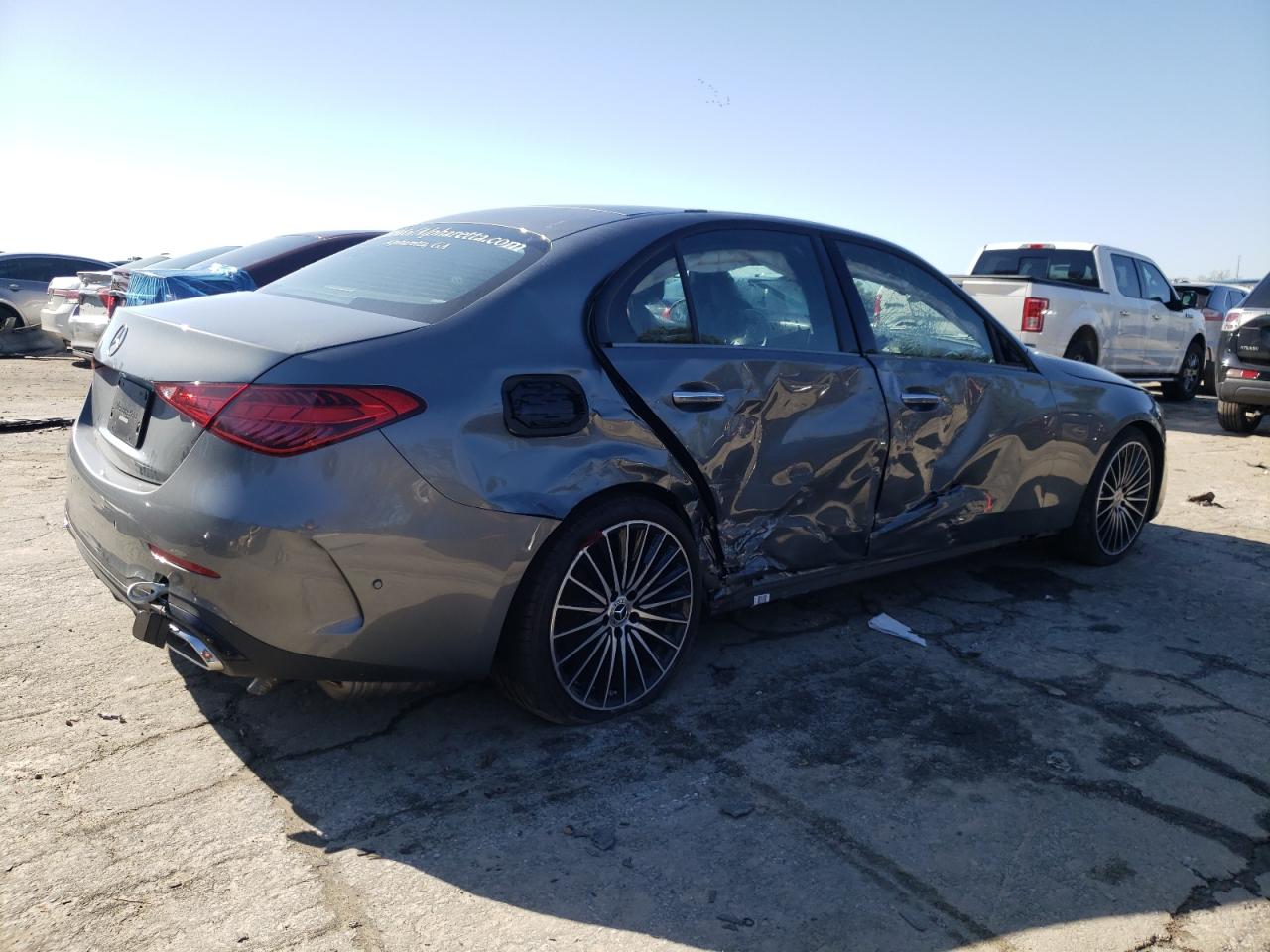 2024 Mercedes-Benz C-klasse VIN W1KAF4GB4RR179482 Copart auction photo, side damage thumbnail 3