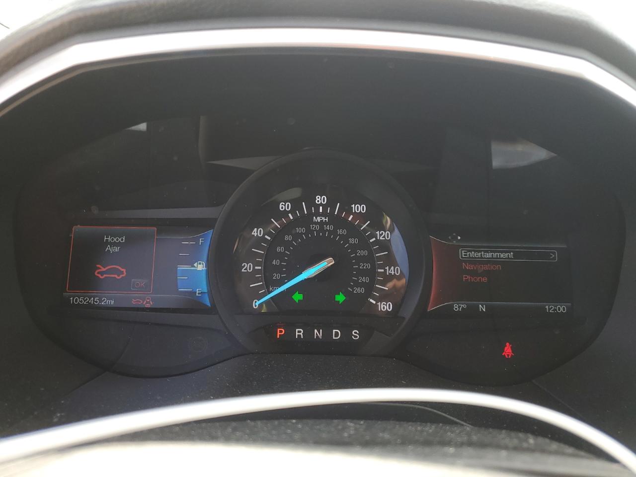 2017 Ford Edge VIN 2FMPK3K80HBC69716 Copart auction photo, front end damage thumbnail 9