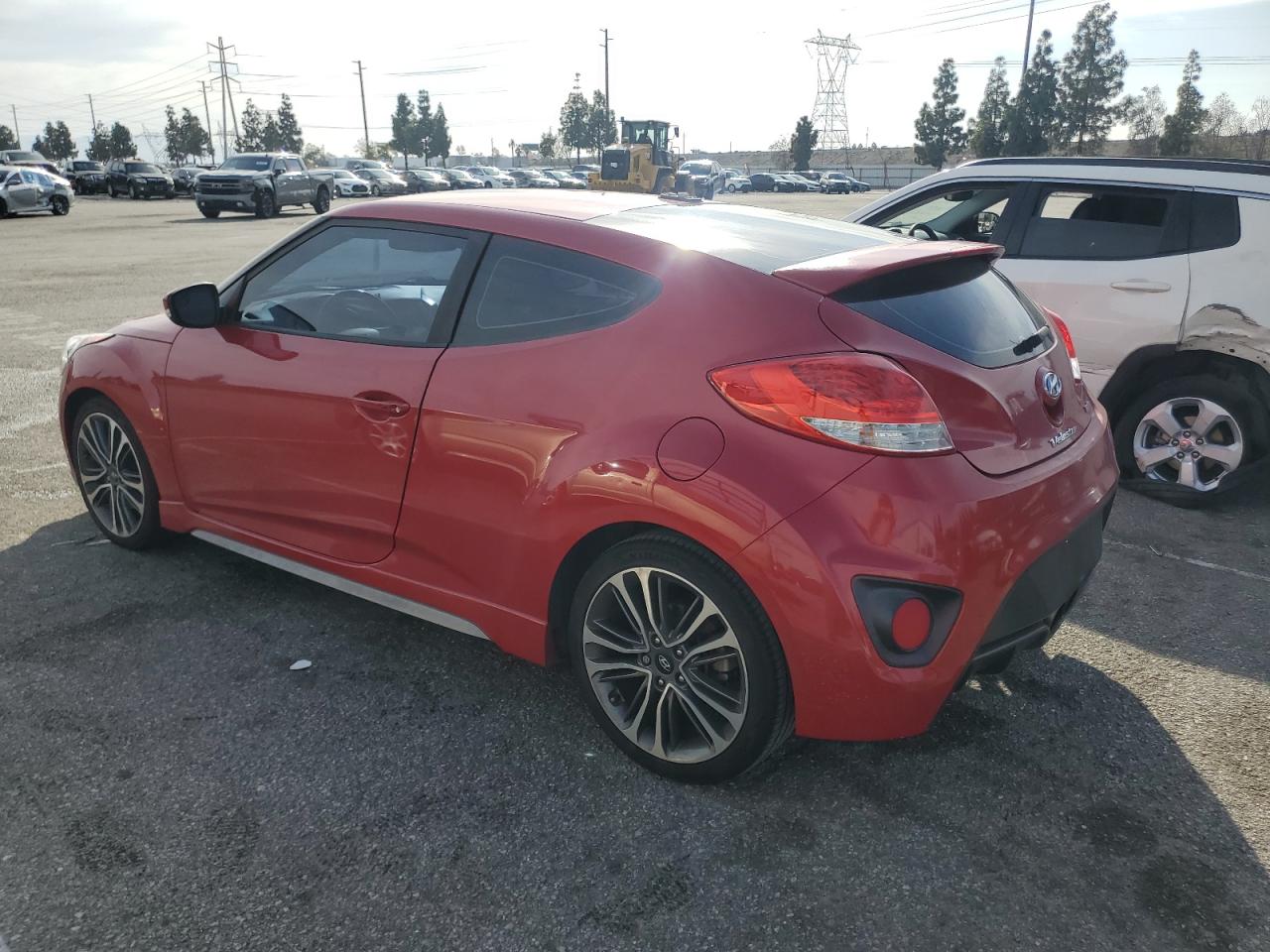 2016 Hyundai Veloster VIN KMHTC6AE3GU296602 Copart auction photo, mechanical / minor dent/scratches damage thumbnail 2
