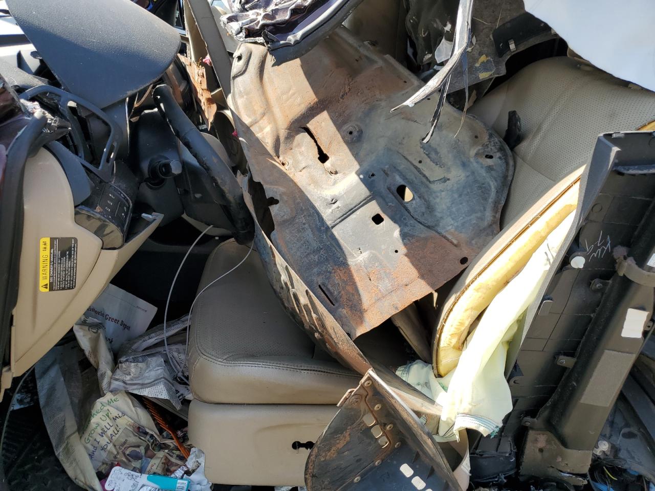 2012 KIA Sorento VIN 5XYKU4A62CG222061 Copart auction photo, all over damage thumbnail 7