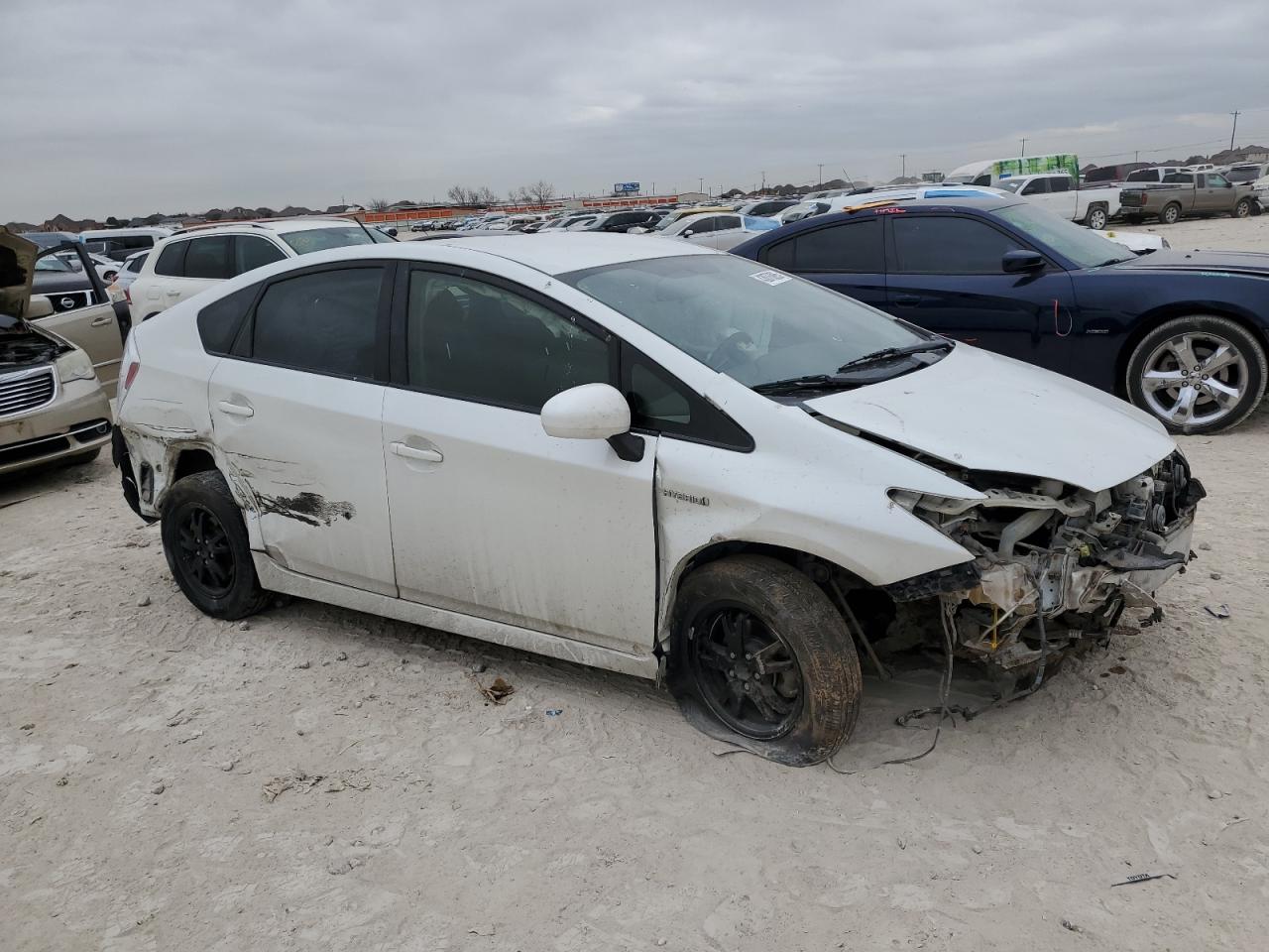 2015 Toyota Prius VIN JTDKN3DU6F0413963 Copart auction photo, all over / undercarriage damage thumbnail 4
