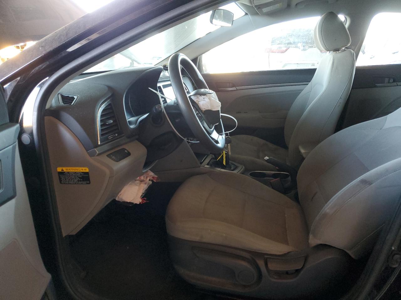 2017 Hyundai Elantra VIN 5NPD84LF5HH045595 Copart auction photo, front end damage thumbnail 7