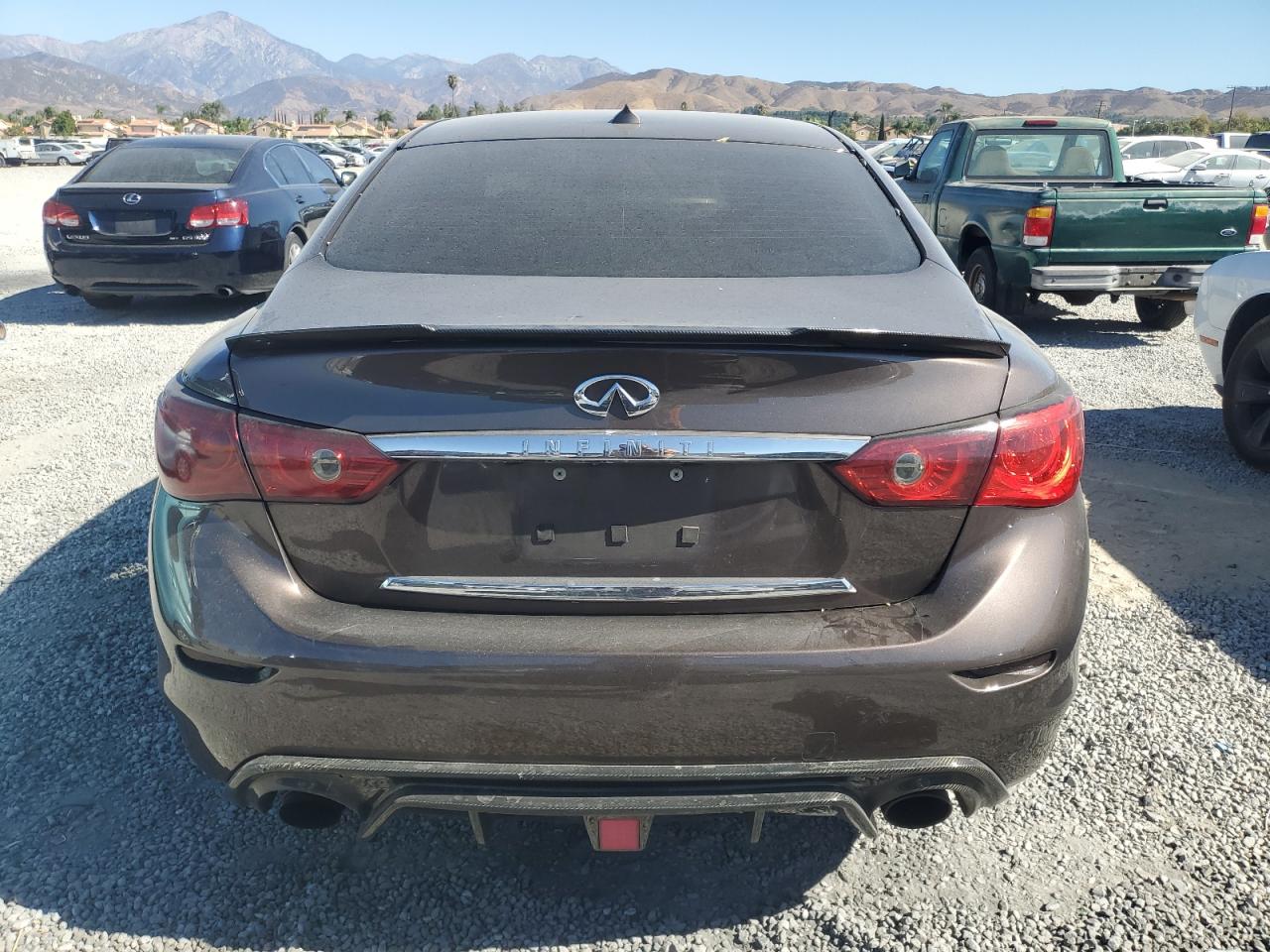 2016 Infiniti Q50 VIN JN1EV7AP3GM302979 Copart auction photo, front end damage thumbnail 6