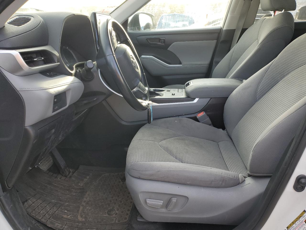 2021 Toyota Highlander VIN 5TDBBRCH4MS525932 Copart auction photo, front end / hail damage thumbnail 7