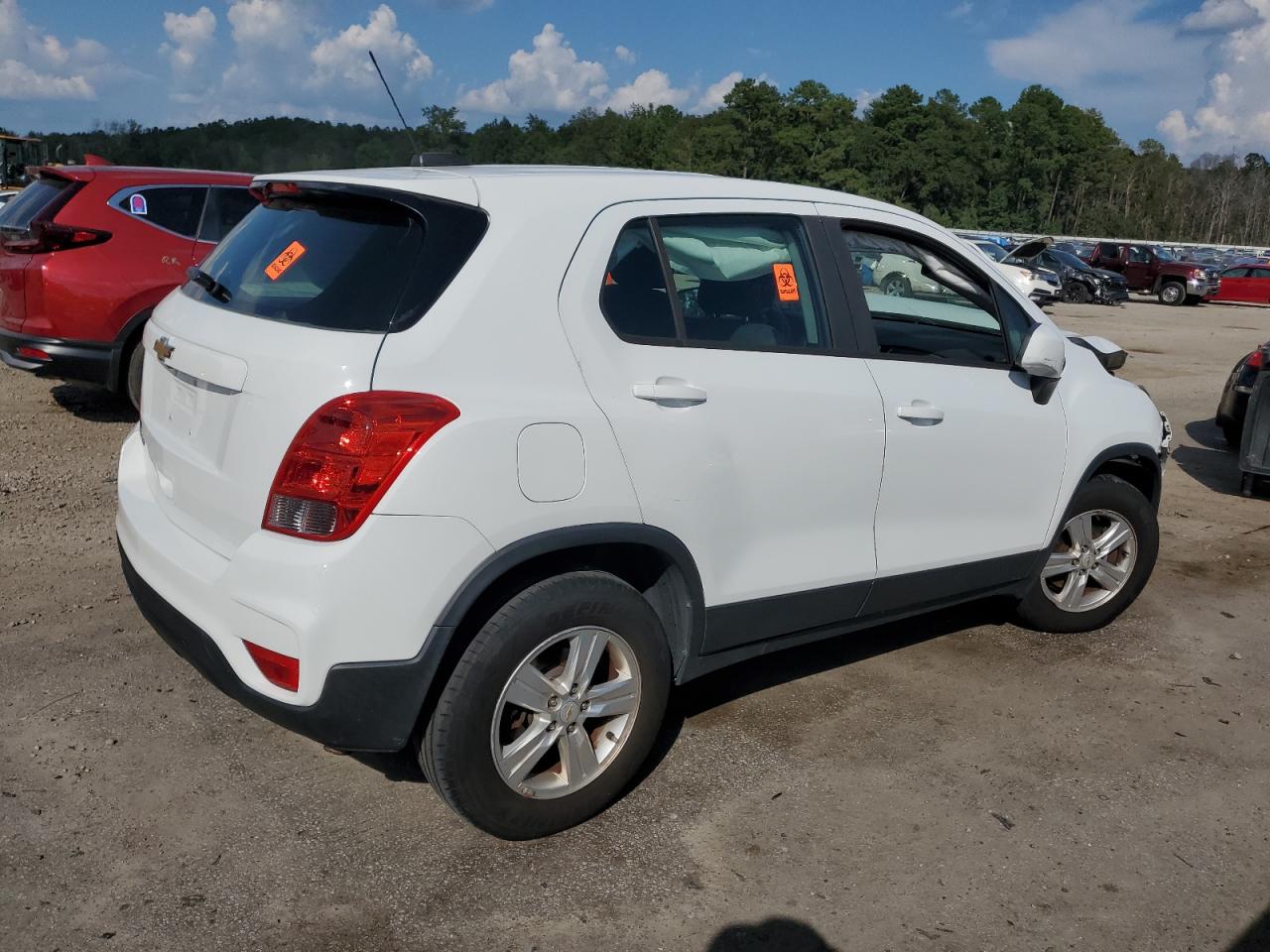 2017 Chevrolet Trax VIN KL7CJNSB7HB251164 Copart auction photo, front end / side damage thumbnail 3