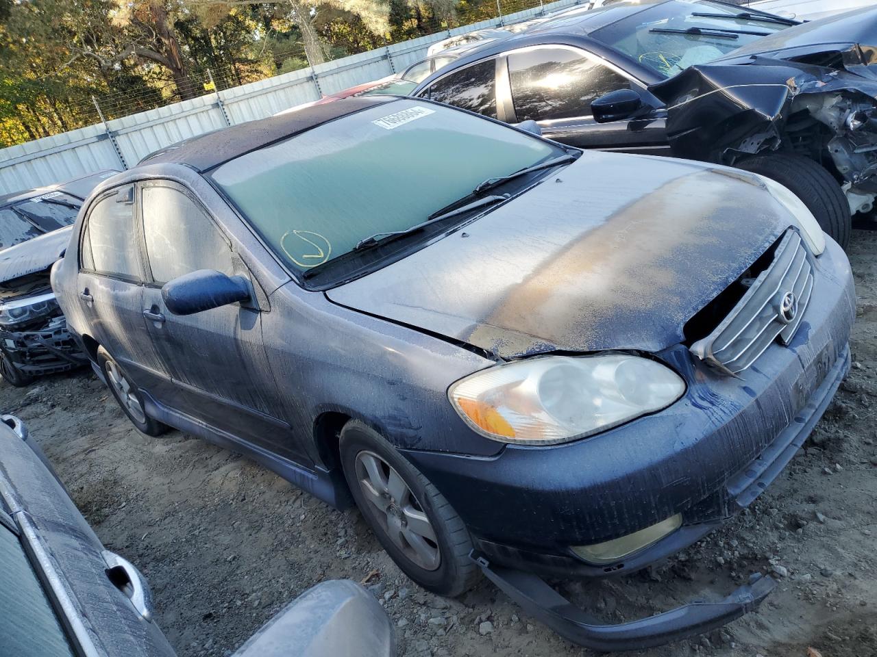 2004 Toyota Corolla VIN 2T1BR32E24C241725 Copart auction photo, front end / minor dent/scratches damage thumbnail 4