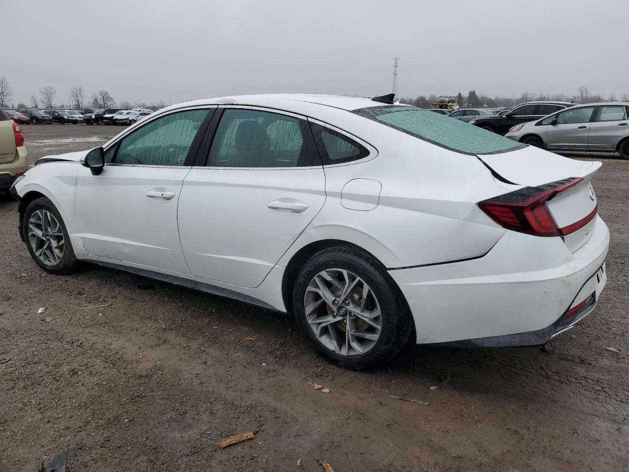 2021 Hyundai Sonata VIN 5NPEG4JA1MH115229 Copart auction photo, front end / rear end damage thumbnail 2