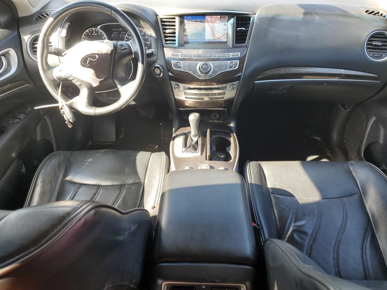2014 Infiniti QX60 VIN 5N1AL0MM4EC529767 Copart auction photo, front end damage thumbnail 8