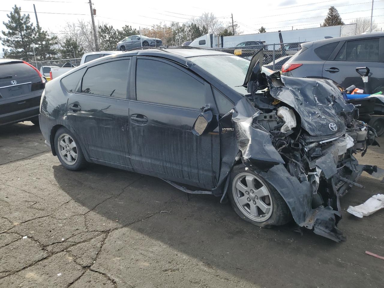 2009 Toyota Prius VIN JTDKB20U393520464 Copart auction photo, front end / hail damage thumbnail 4