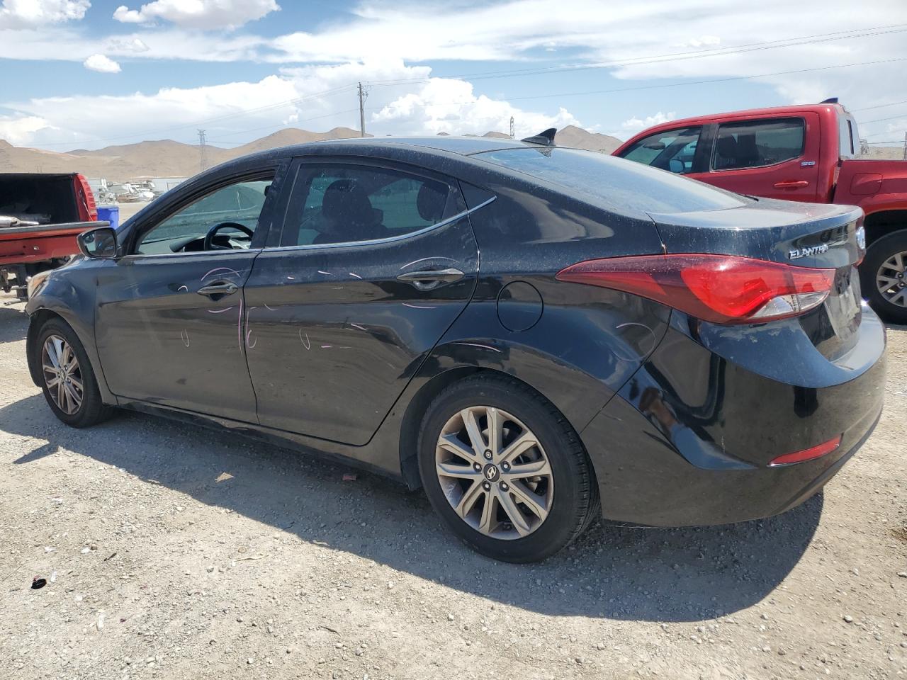 2015 Hyundai Elantra VIN 5NPDH4AE8FH581674 Copart auction photo, front end damage thumbnail 2