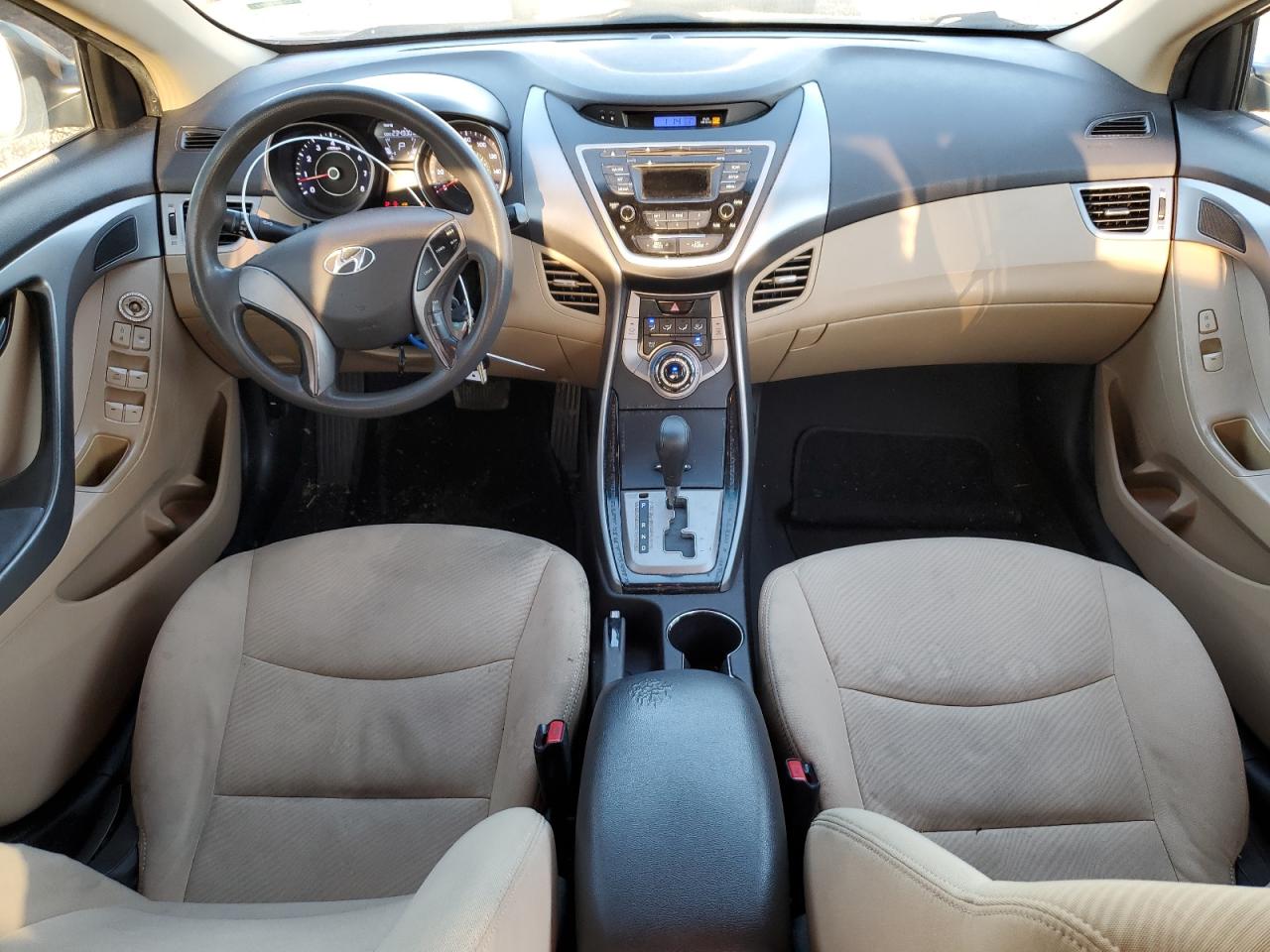 2013 Hyundai Elantra VIN 5NPDH4AEXDH351017 Copart auction photo, front end / rear end damage thumbnail 8