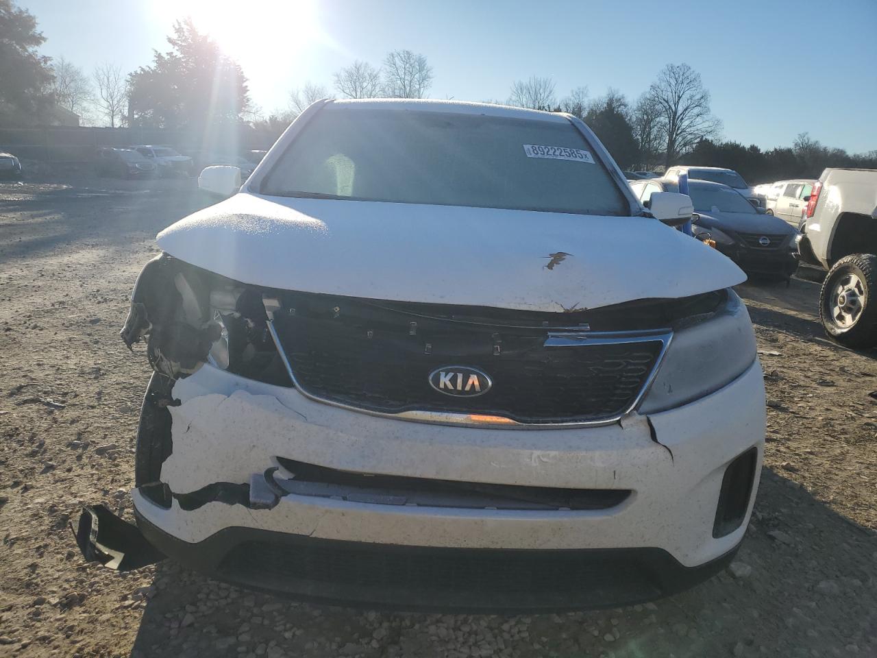 2015 KIA Sorento VIN 5XYKTCA61FG555840 Copart auction photo, front end damage thumbnail 5