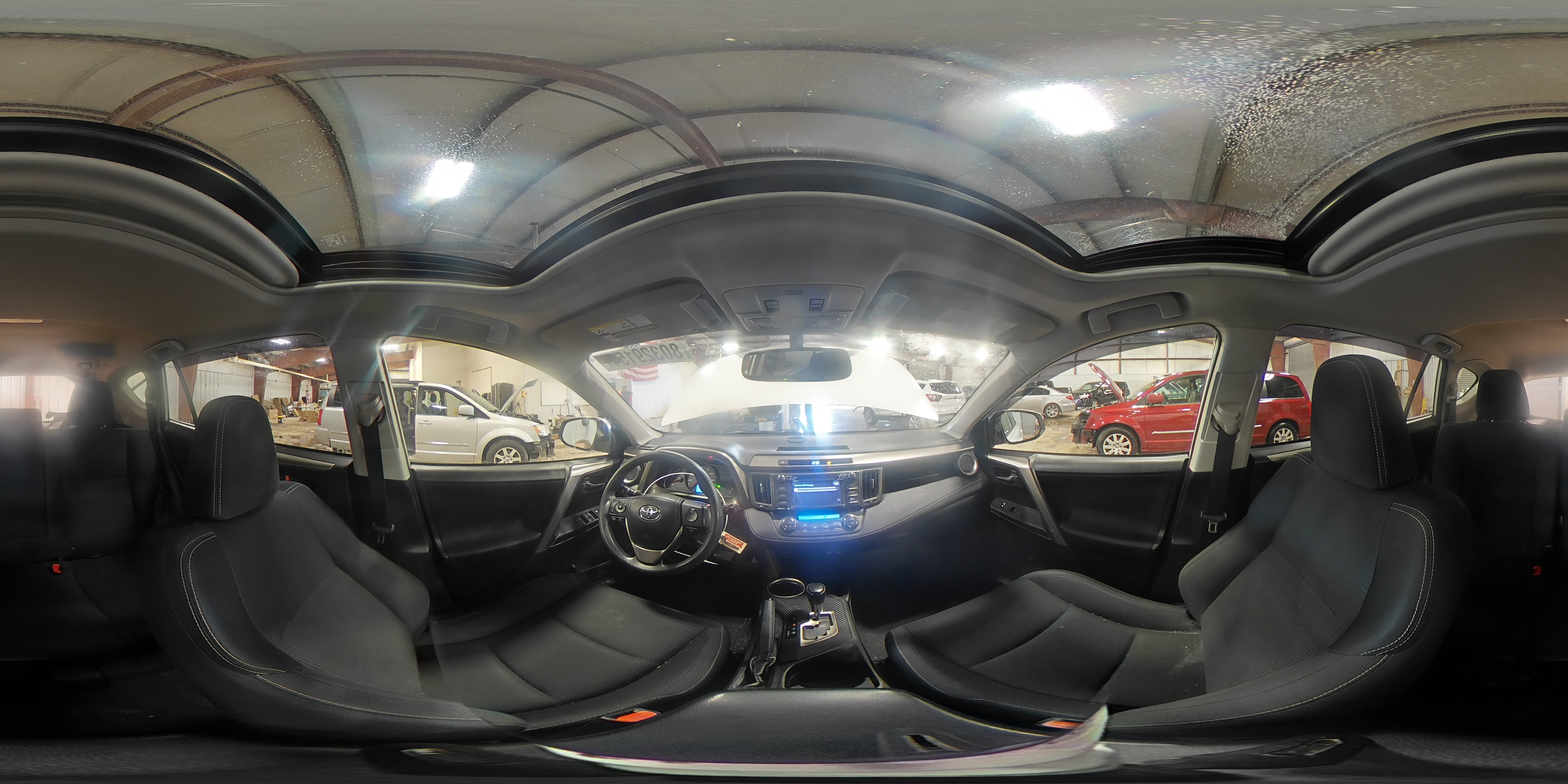 2014 Toyota RAV 4 VIN JTMRFREV3ED069733 Copart auction photo, rear end damage thumbnail 13