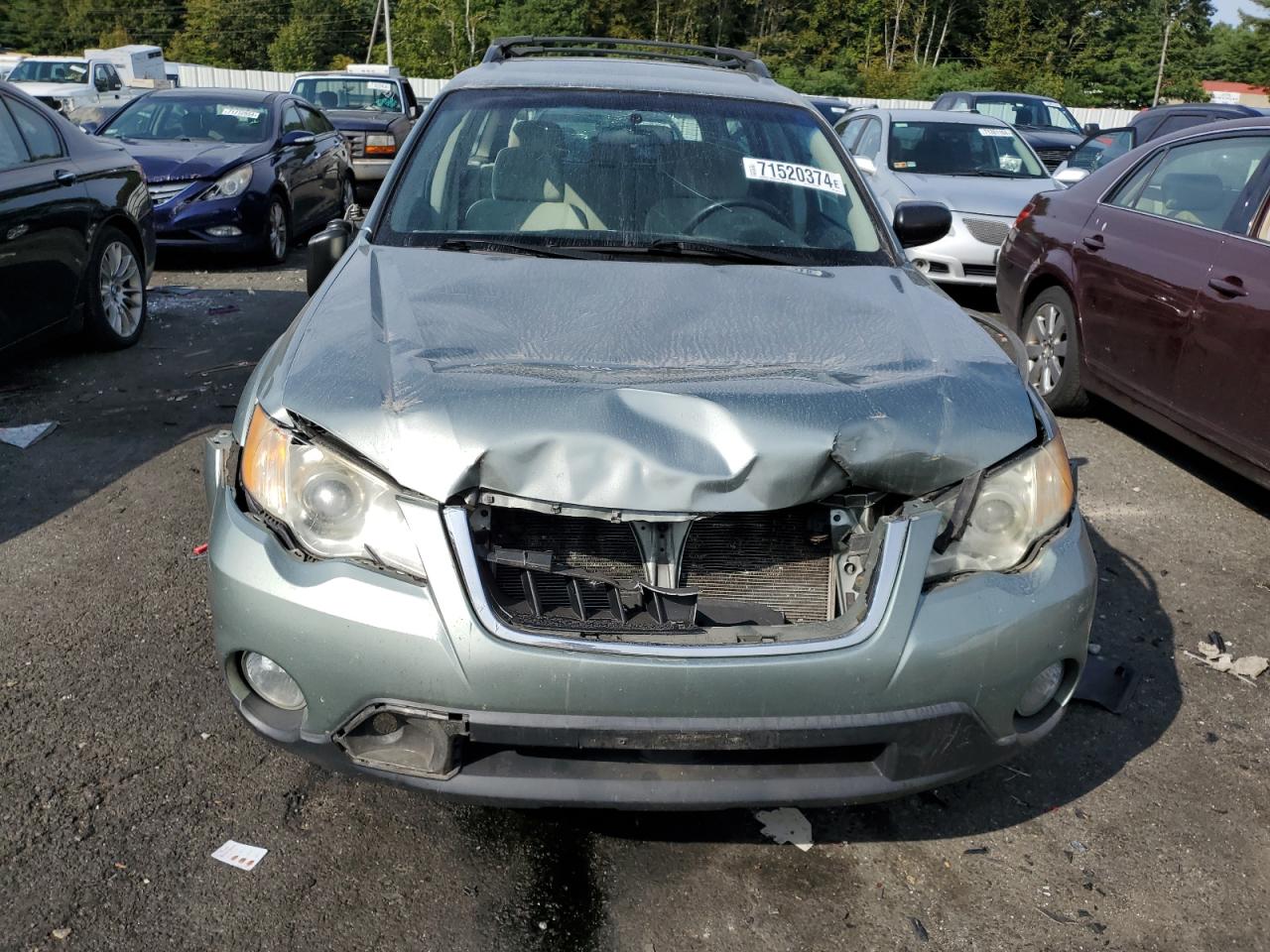 2009 Subaru Outback VIN 4S4BP61C197330181 Copart auction photo, front end damage thumbnail 5