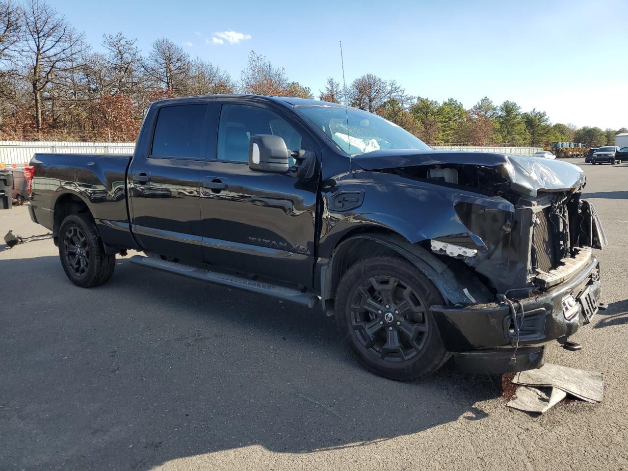 2019 Nissan Titan VIN 1N6BA1F48KN517118 Copart auction photo, front end / undercarriage damage thumbnail 4
