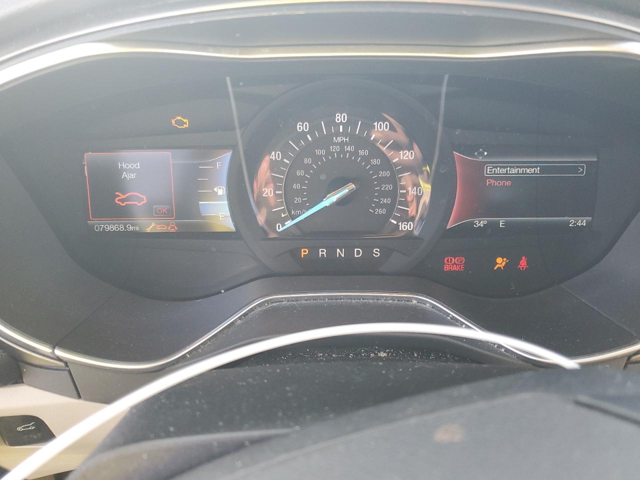 2017 Ford Fusion VIN 3FA6P0HD4HR128224 Copart auction photo, front end damage thumbnail 9