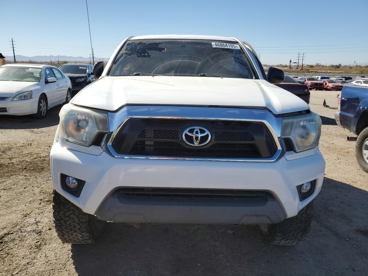 2015 Toyota Tacoma VIN 3TMLU4EN9FM197401 Copart auction photo, side / rear end damage thumbnail 5