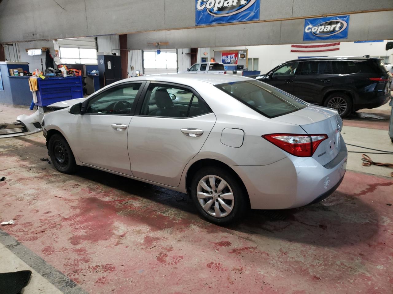 2015 Toyota Corolla VIN 2T1BURHE0FC460274 Copart auction photo, front end damage thumbnail 2