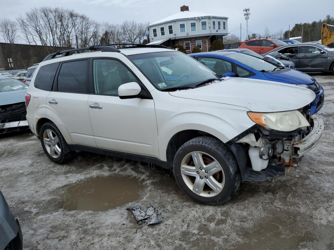 2010 Subaru Forester VIN JF2SH6CC9AH903052 Copart auction photo, frame damage damage thumbnail 4