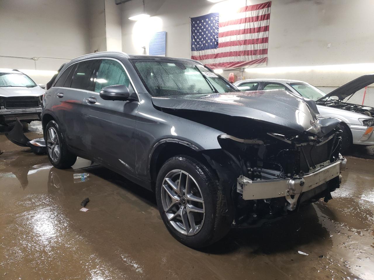 2018 Mercedes-Benz GLC VIN WDC0G4KB0JV072865 Copart auction photo, front end / mechanical damage thumbnail 4