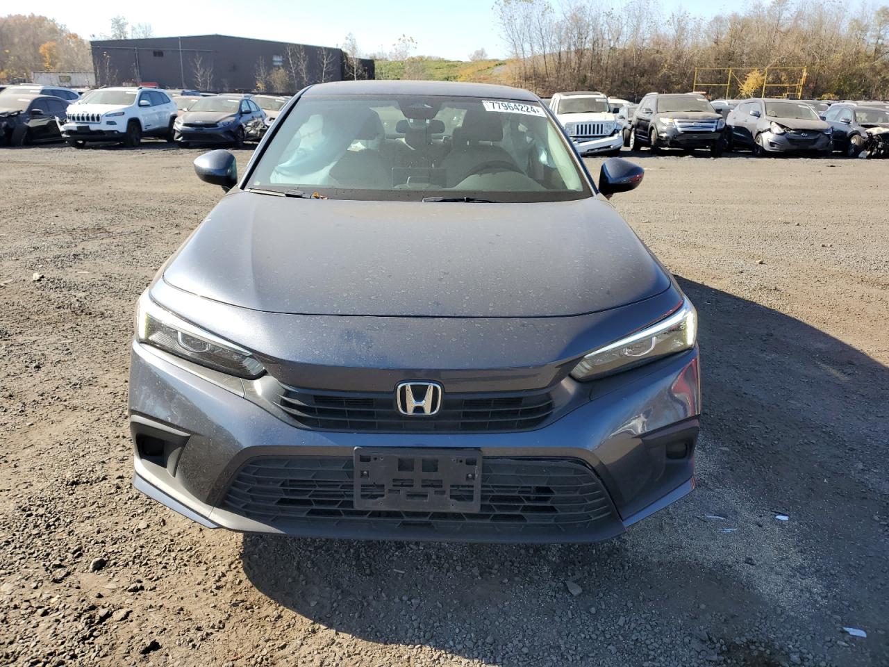 2022 Honda Civic VIN JHMFE1F7XNX001109 Copart auction photo, side / minor dent/scratches damage thumbnail 5