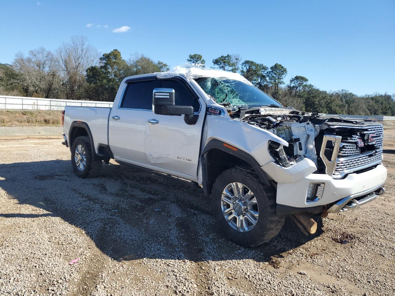 2020 GMC Sierra VIN 1GT49REY6LF108022 Copart auction photo, all over damage thumbnail 4