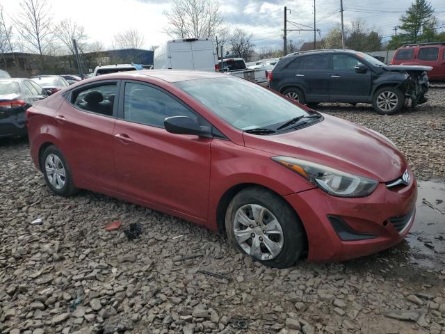 2016 Hyundai Elantra VIN 5NPDH4AE4GH733466 Copart auction photo, vandalism / stripped damage thumbnail 4