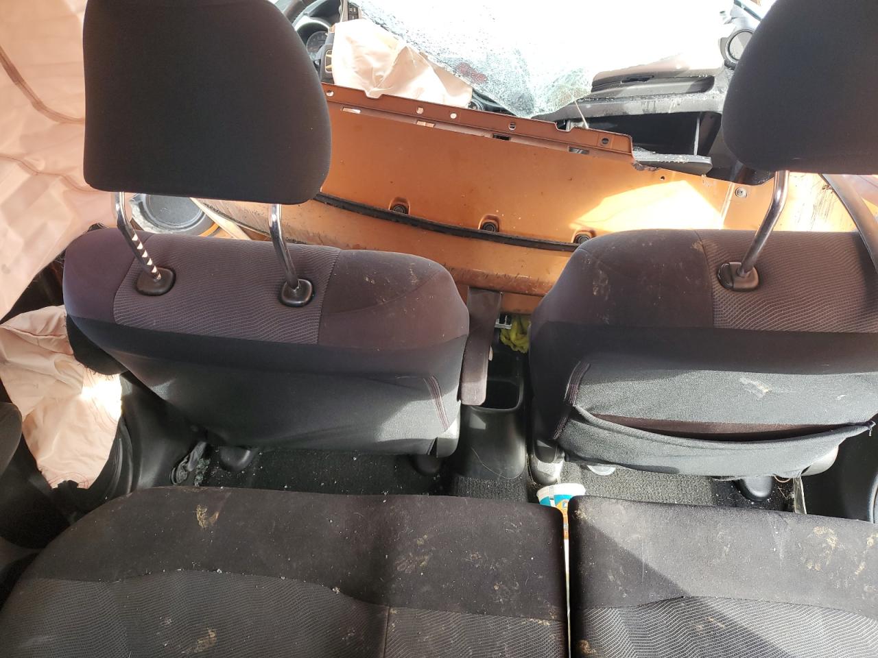 2009 Honda Fit VIN JHMGE88459S041505 Copart auction photo, all over damage thumbnail 8