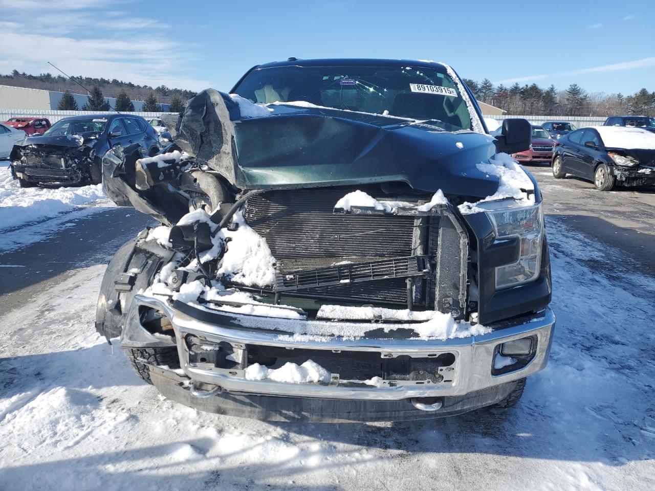 2016 Ford F-150 VIN 1FTEW1EF9GKF59701 Copart auction photo, front end damage thumbnail 13