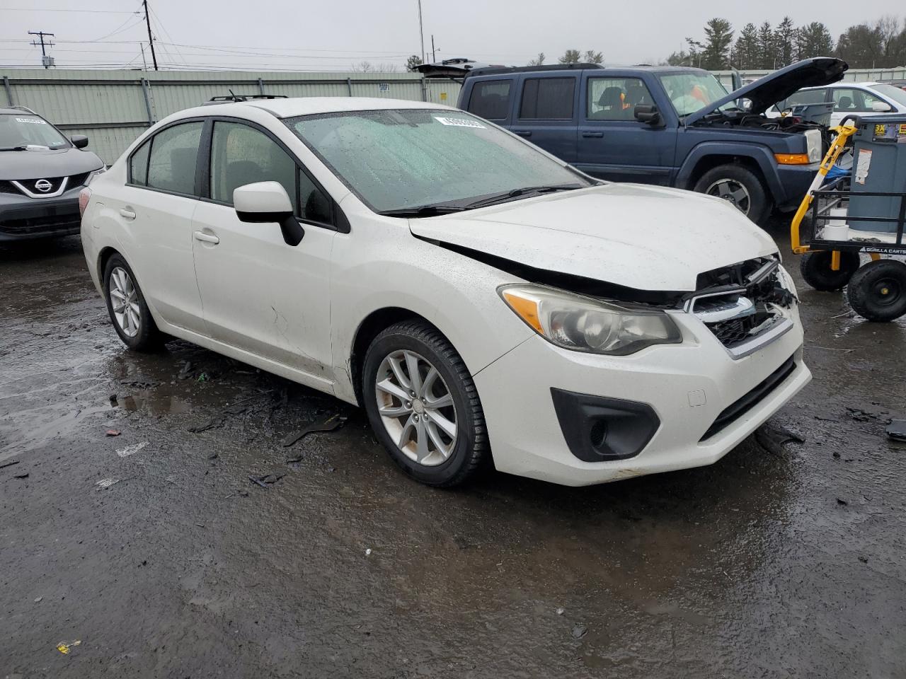 2014 Subaru Impreza VIN JF1GJAC64EH021630 Copart auction photo, front end damage thumbnail 4