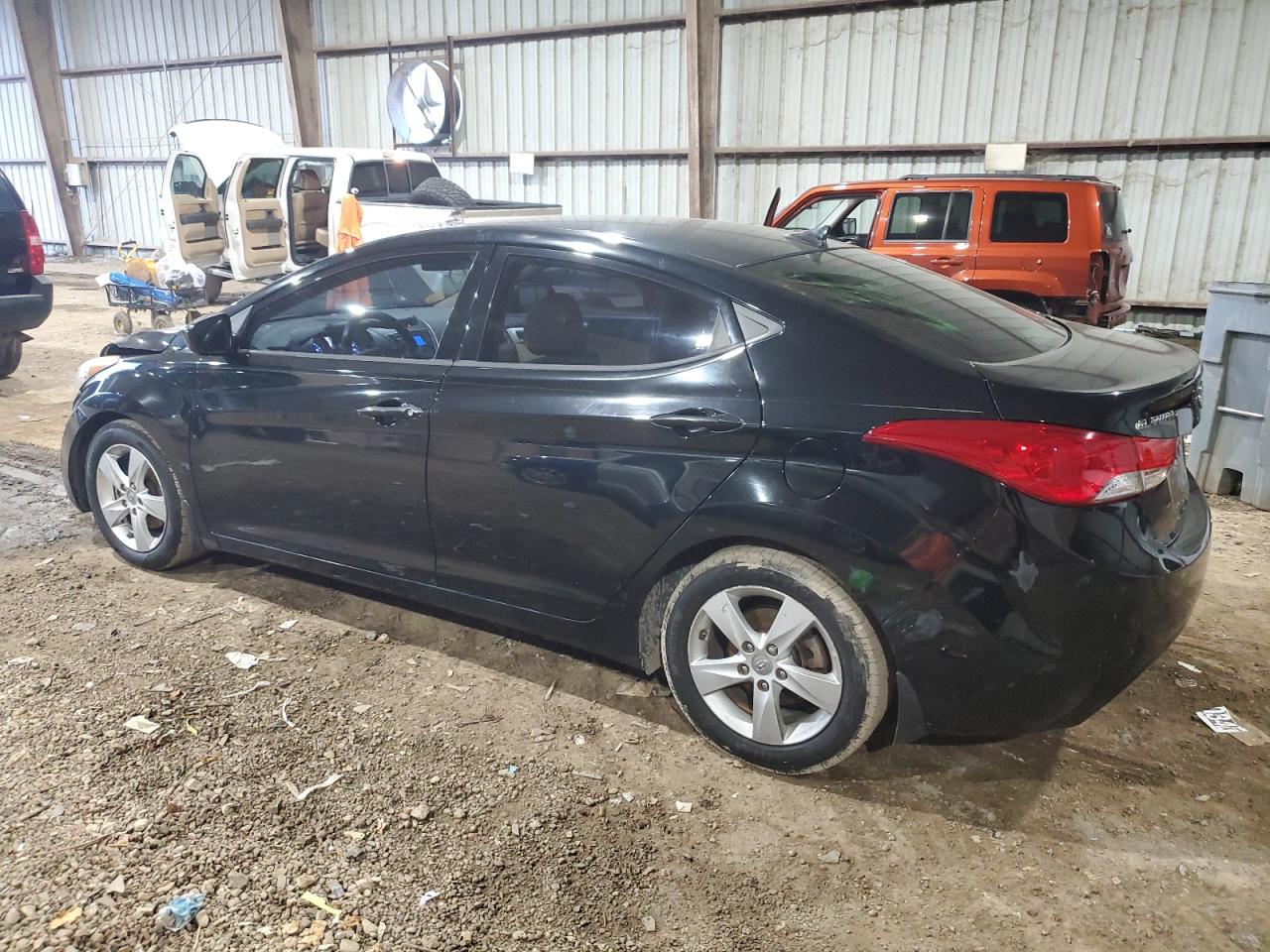2013 Hyundai Elantra VIN 5NPDH4AEXDH396653 Copart auction photo, front end / minor dent/scratches damage thumbnail 2