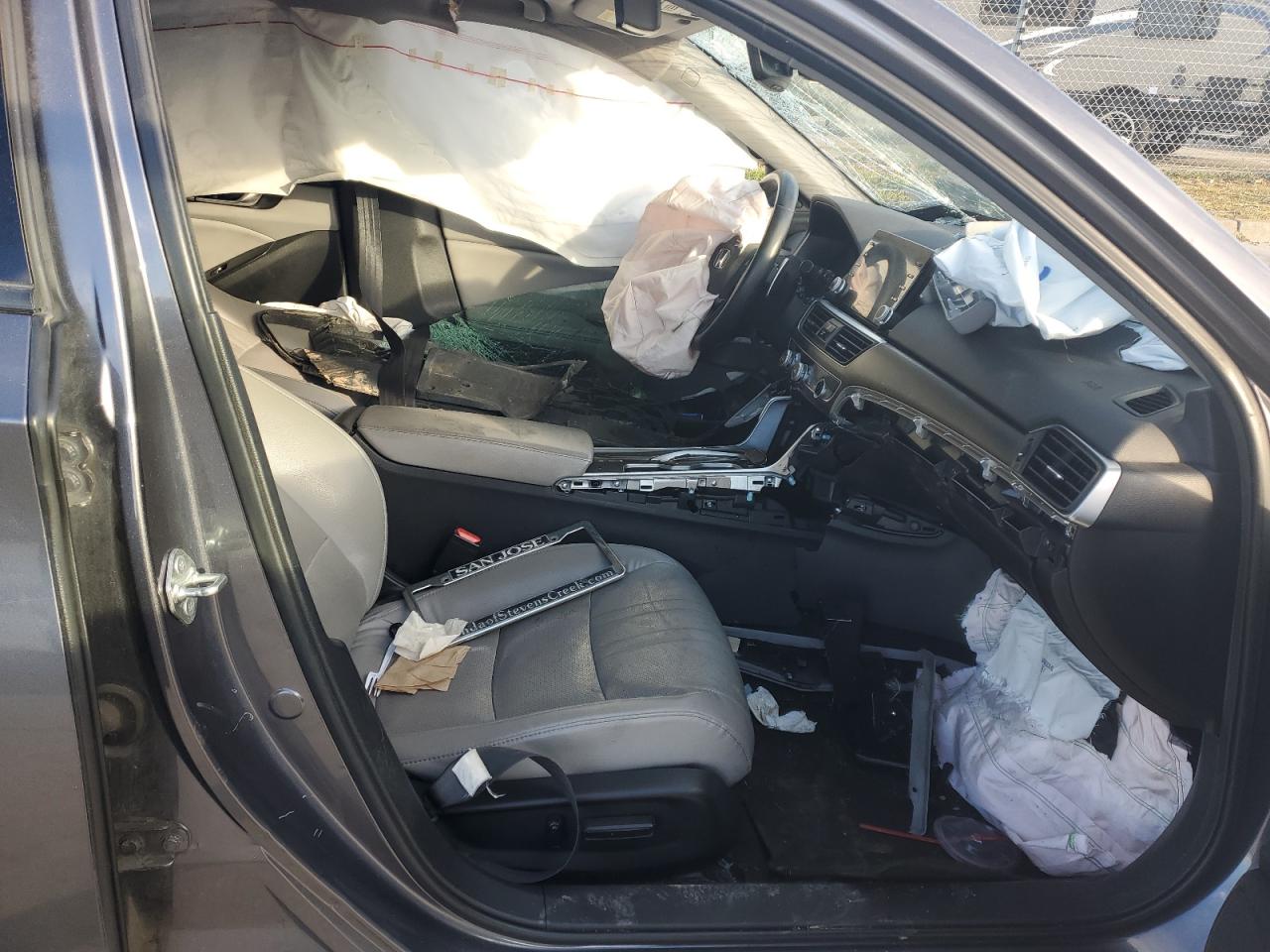 2018 Honda Accord VIN 1HGCV3F51JA016403 Copart auction photo, front end / side damage thumbnail 7