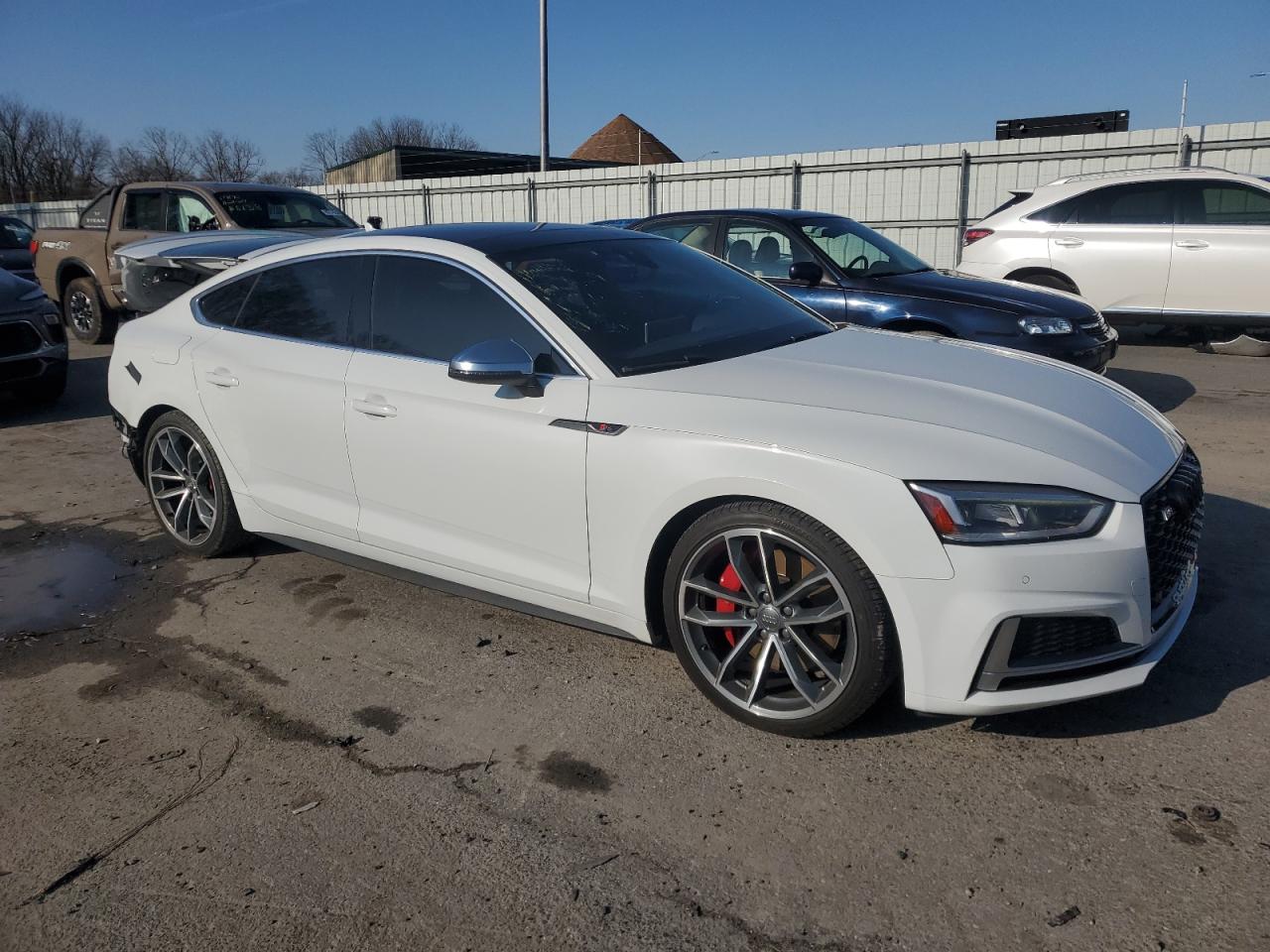 2018 Audi RS5 VIN WAUB4CF53JA071249 Copart auction photo, rear end damage thumbnail 4